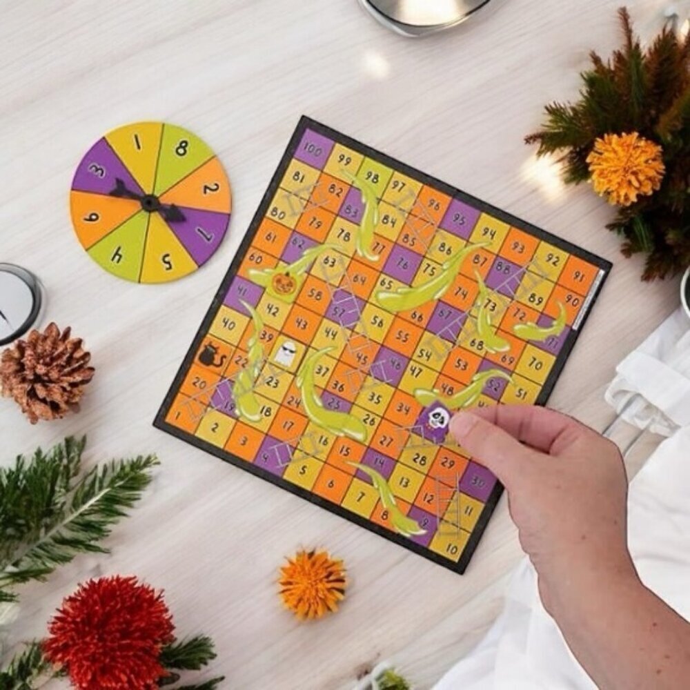 Halloween Slime & Ladders Games - 4 Pack